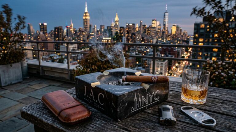 Read more about the article Personalized Cigar Ashtray Guide: Top Picks for NYC Cigar Lovers