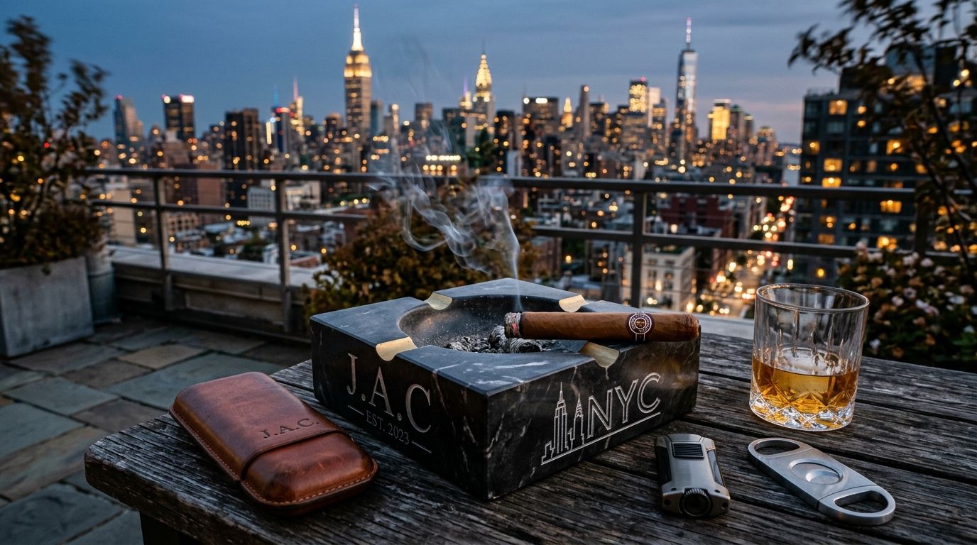 Read more about the article Personalized Cigar Ashtray Guide: Top Picks for NYC Cigar Lovers