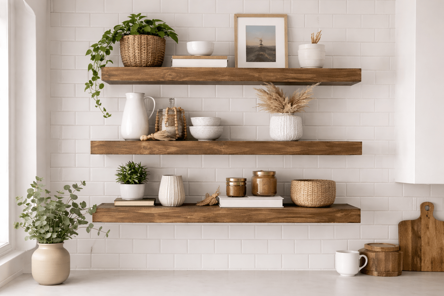 You are currently viewing How to Install Floating Wood Shelves in NYC Without Damaging Walls