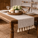 How to Style a Tassel Table Runner in Small New York Apartments