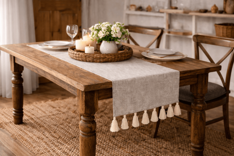 Read more about the article How to Style a Tassel Table Runner in Small New York Apartments