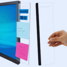 acrylic monitor memo board