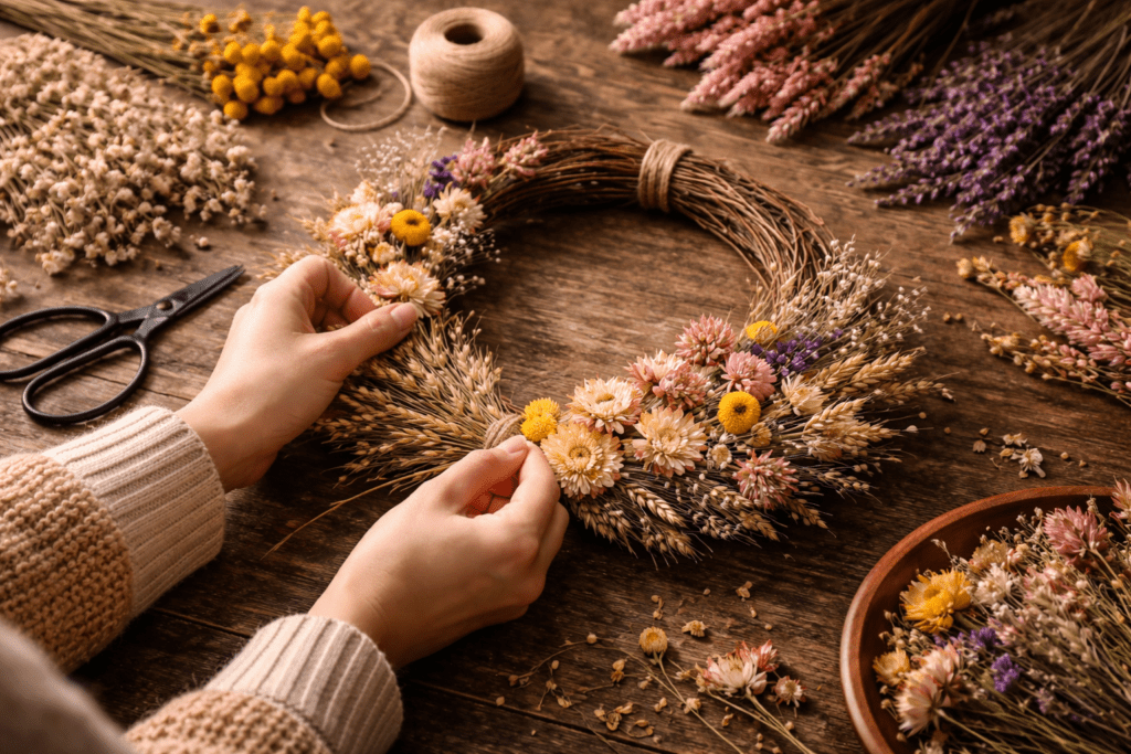 Dried Flower Wreaths