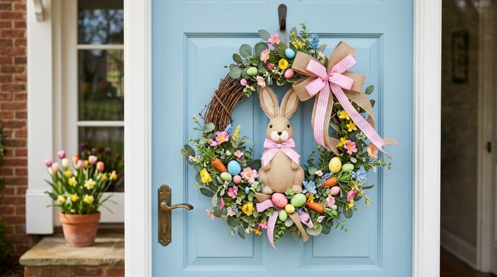 easter bunny wreath