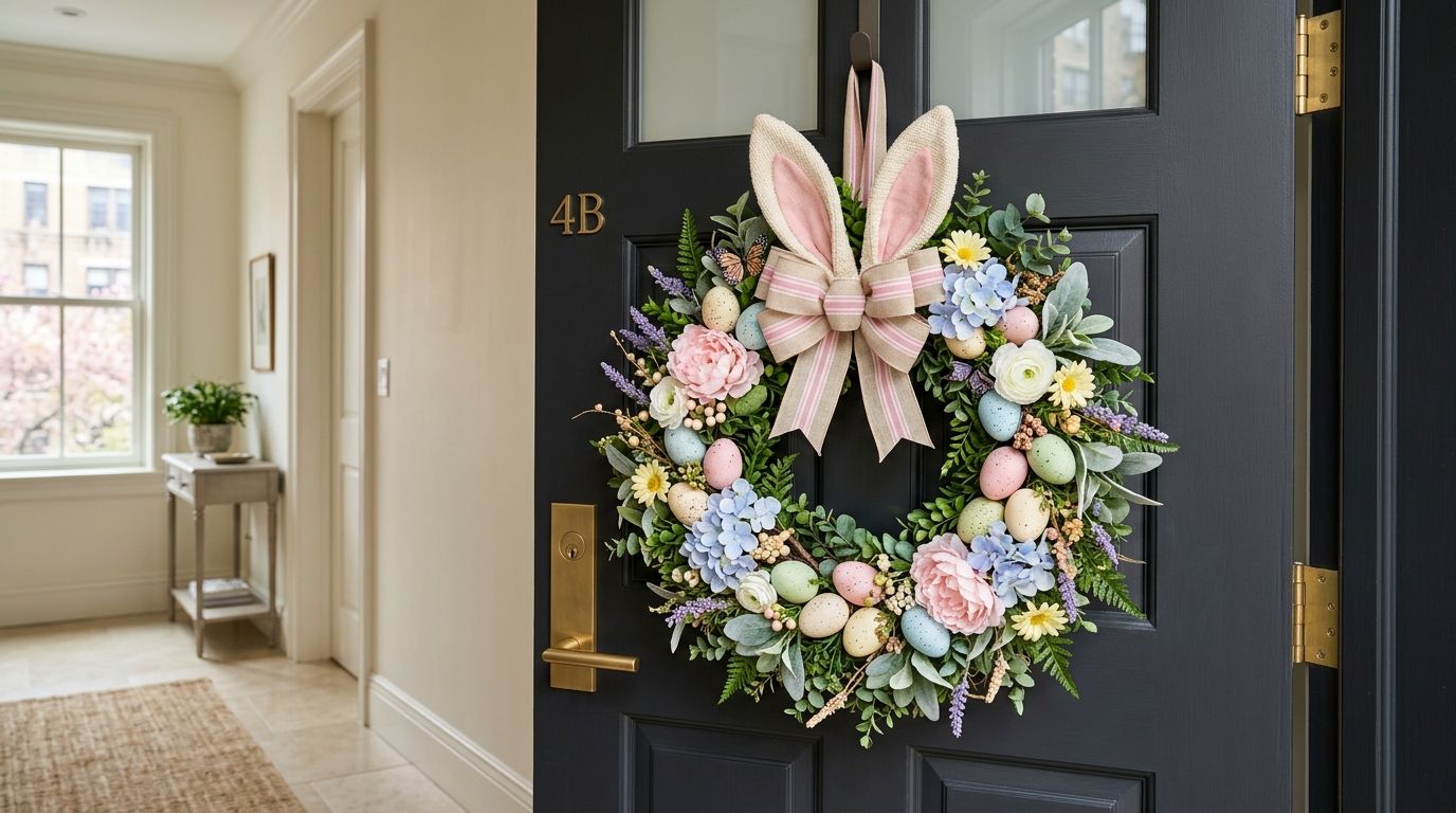 You are currently viewing Affordable Easter Bunny Wreaths Under $30 That Look Premium in NYC Homes