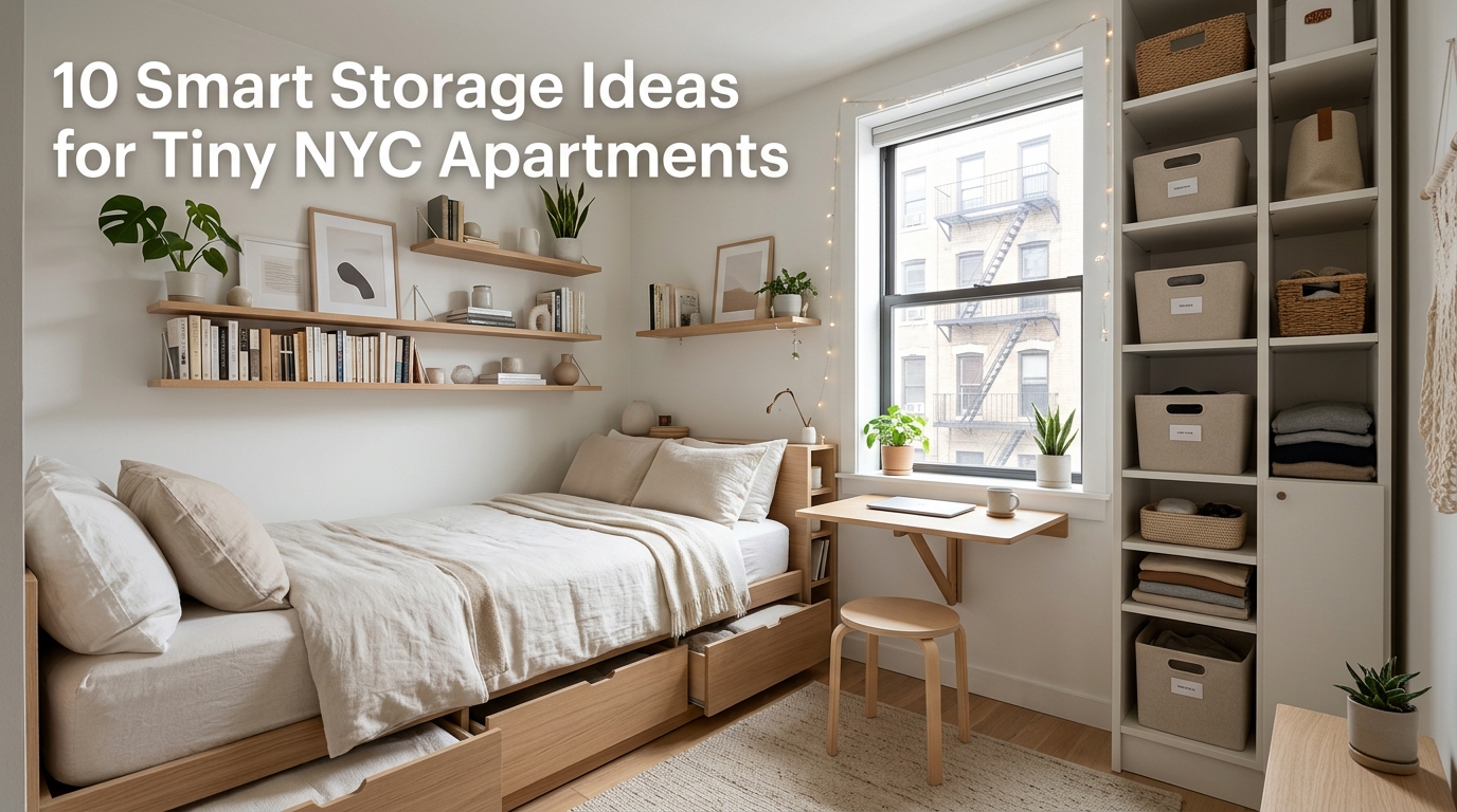 You are currently viewing 10 Smart Small NYC Apartment Storage Ideas That Actually Save Space