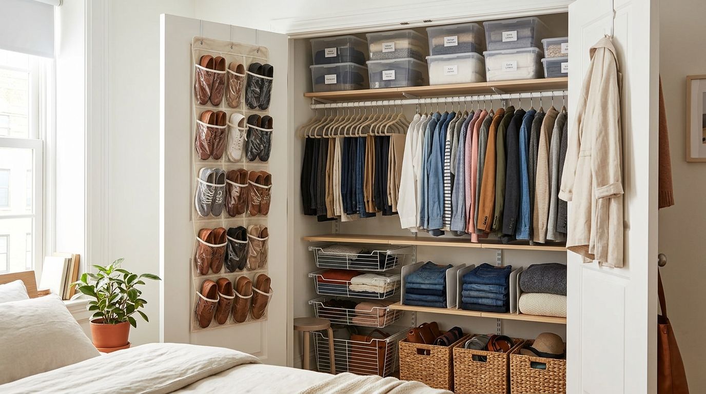 You are currently viewing Organization Ideas for Apartment Closets That Actually Save Space