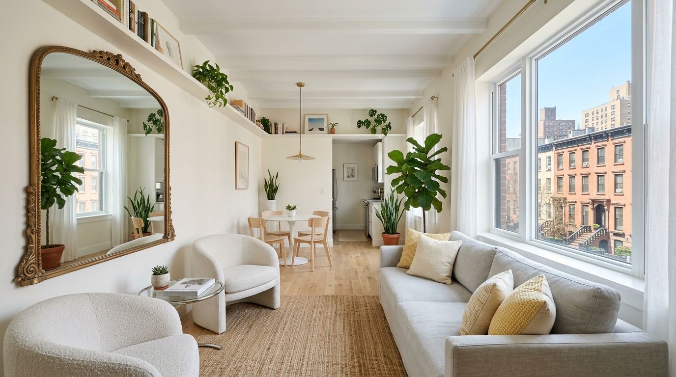 You are currently viewing How to Make a Dark NYC Apartment Feel Bright and Spacious