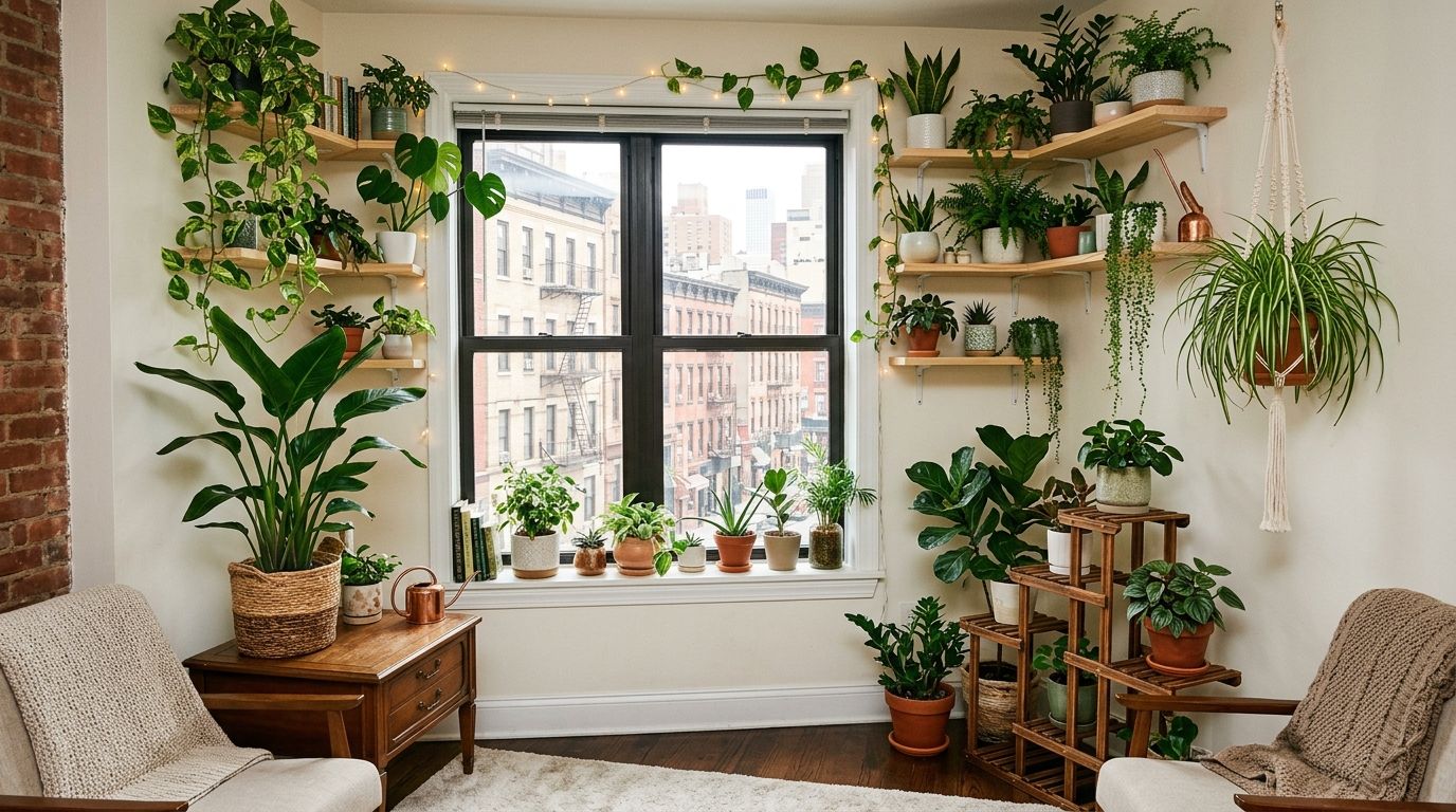 You are currently viewing Indoor Plant Ideas for Small Apartments NYC