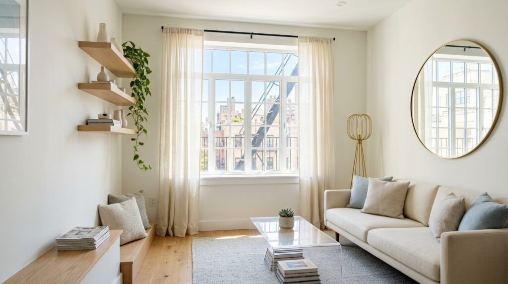 Dark NYC Apartment Feel Bright and Spacious