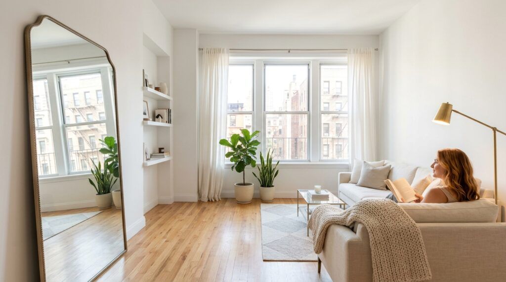 Dark NYC Apartment Feel Bright and Spacious