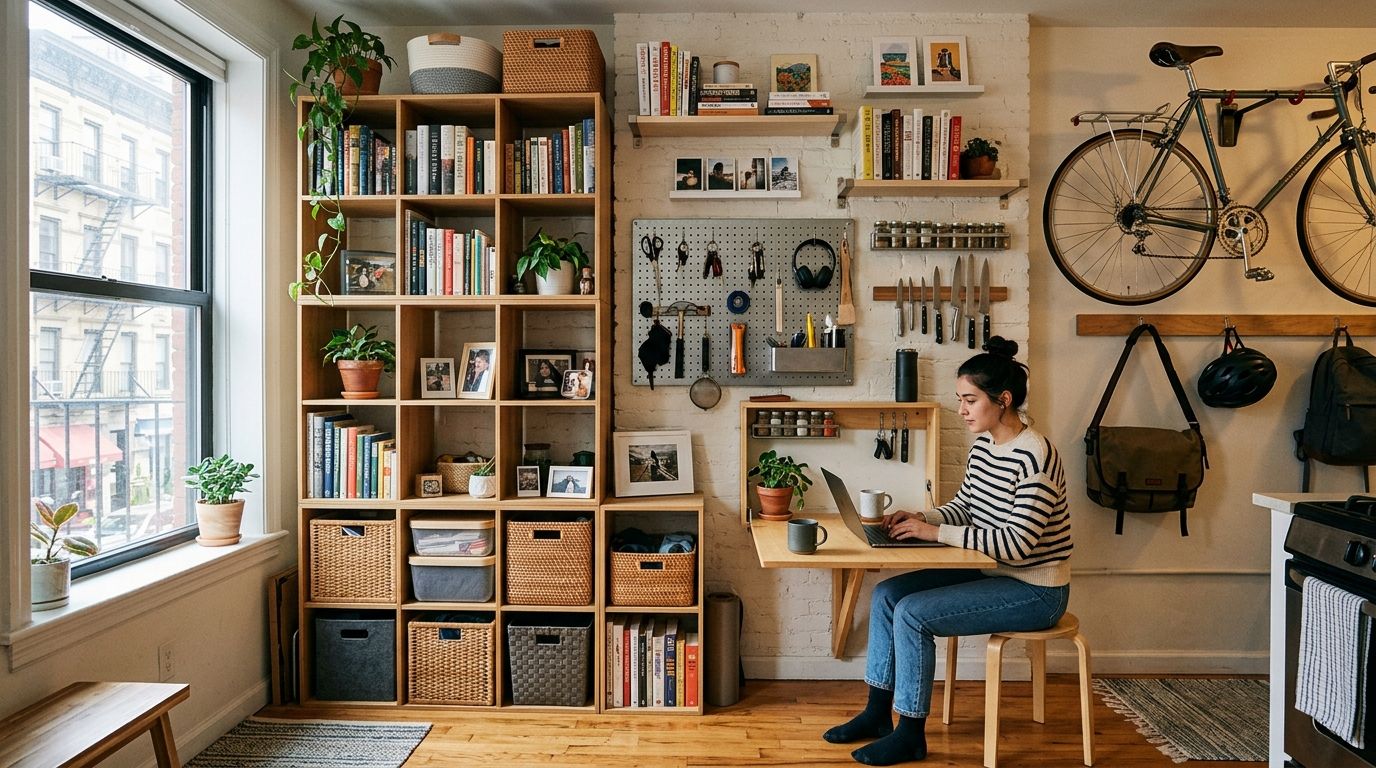 Read more about the article 15 Smart Wall Space Ideas for Tiny NYC Apartments