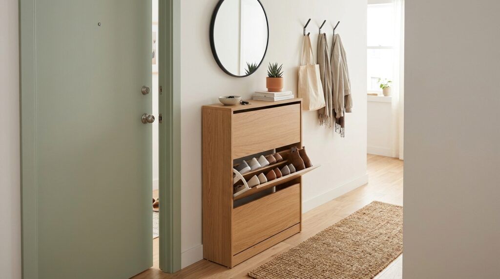 Entryway Shoe Storage Cabinet