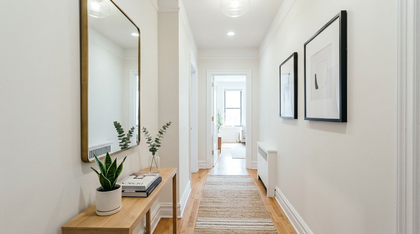 You are currently viewing Narrow Hallway Decorating Ideas That Make NYC Apartments Feel Bigger