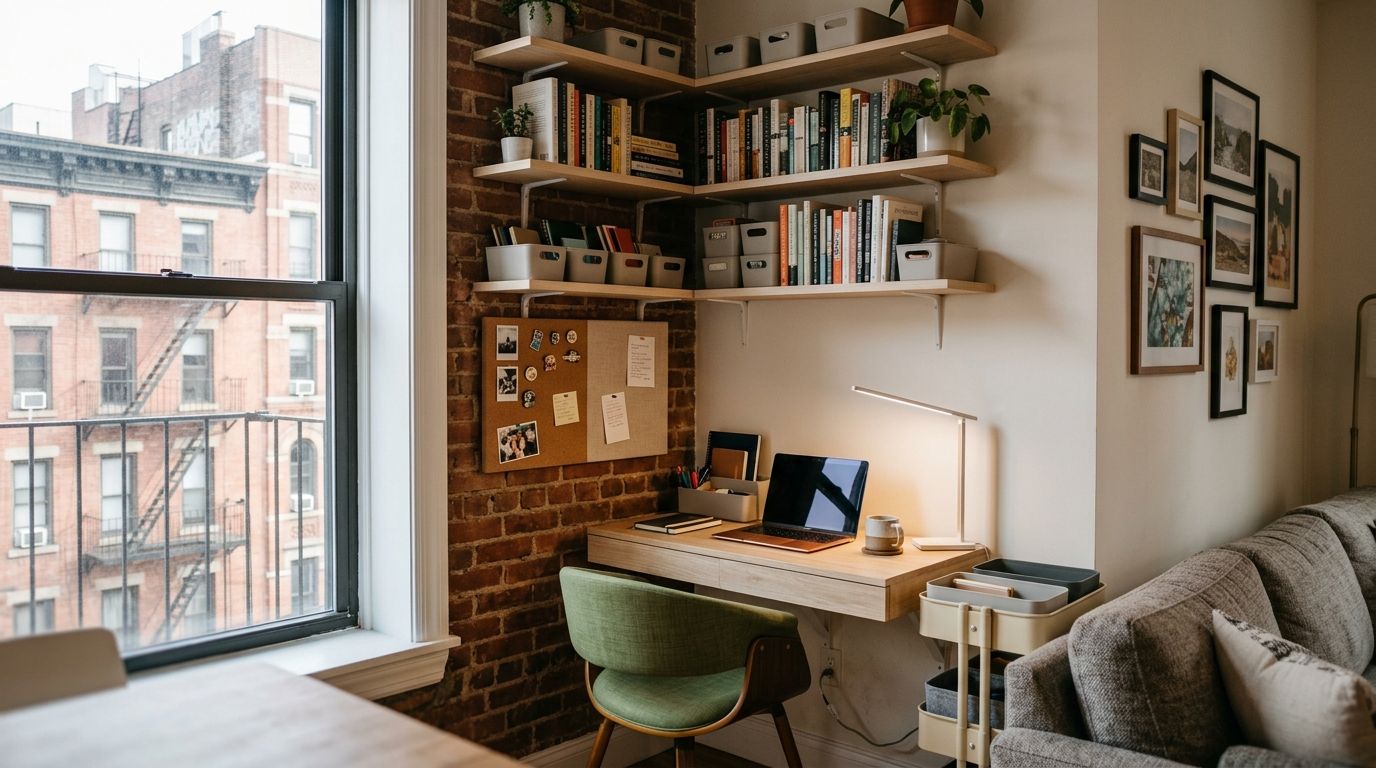 You are currently viewing Home Office Ideas for Small Apartments: Smart Solutions for NYC Living