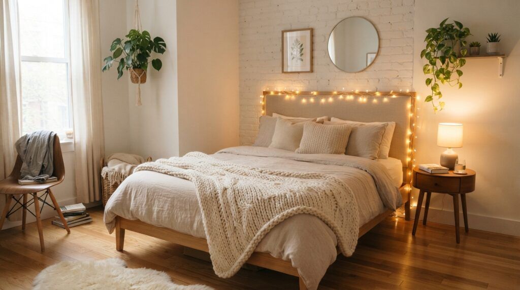 Fairy Lights Bedroom