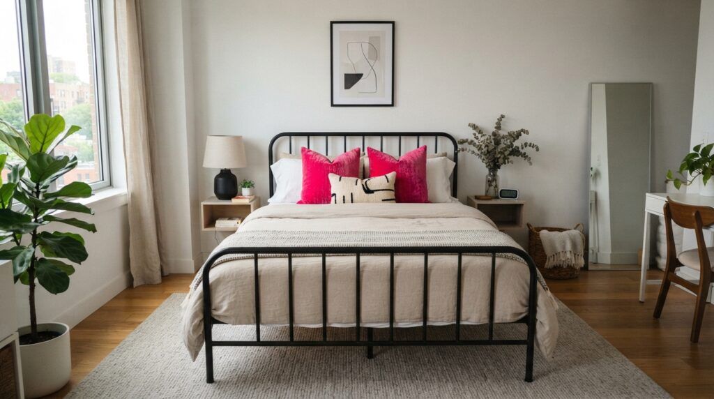 Black and Hot Pink Room