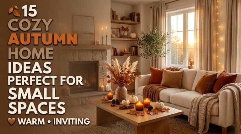 Read more about the article 15 Cozy Autumn Home Ideas Perfect for Small Spaces