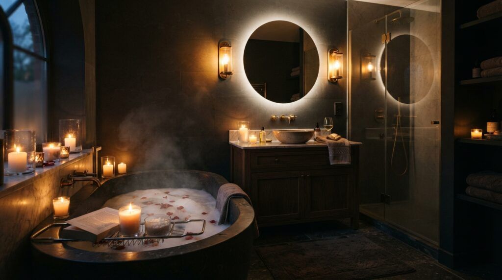 Moody Bathroom Decor Ideas