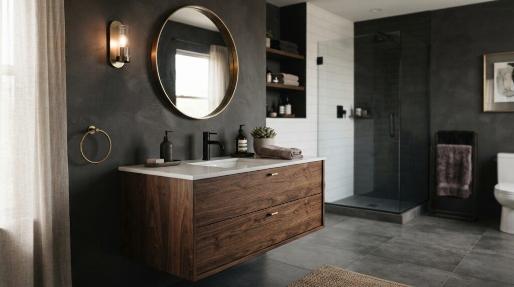 Moody Bathroom Inspiration