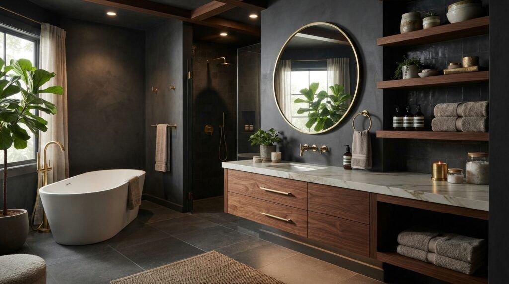 Moody Bathroom Decor Ideas