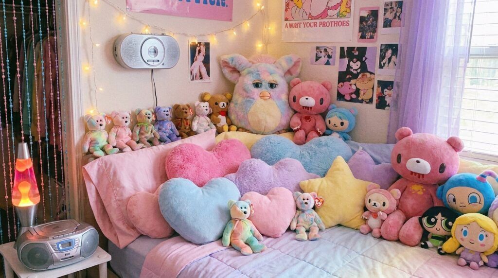 2000s teen girl bedroom