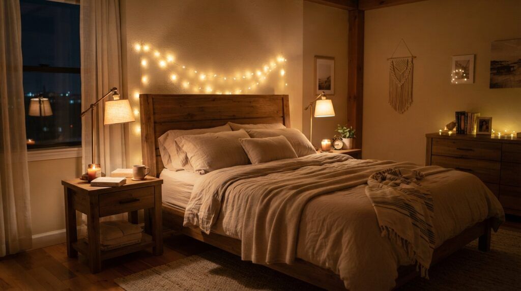 Warm Aesthetic Cozy Bedroom