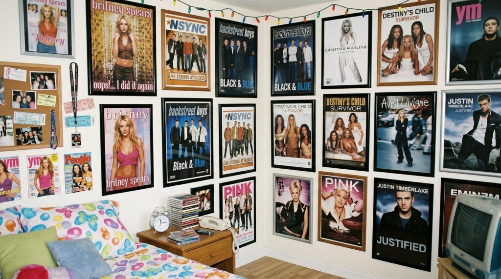 2000s teen girl bedroom