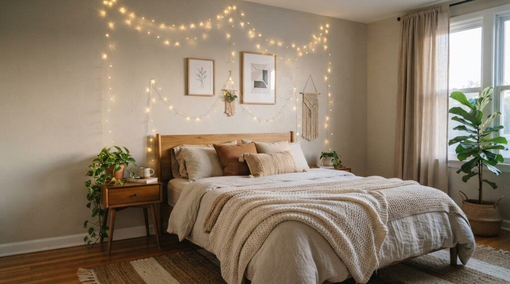 Fairy Lights Bedroom