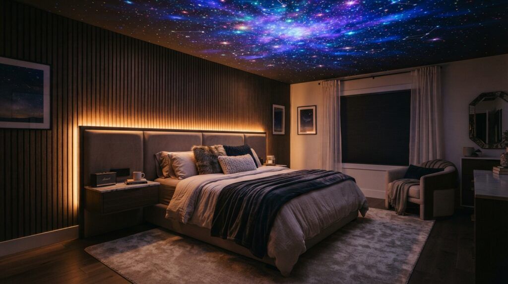 Star Projector Bedroom Ceiling Ideas