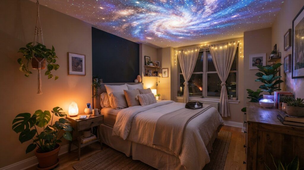 Star Projector Bedroom Ceiling Ideas