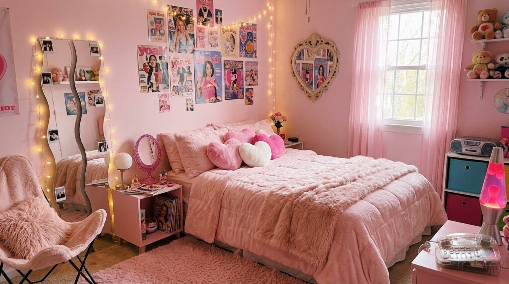 2000s teen girl bedroom