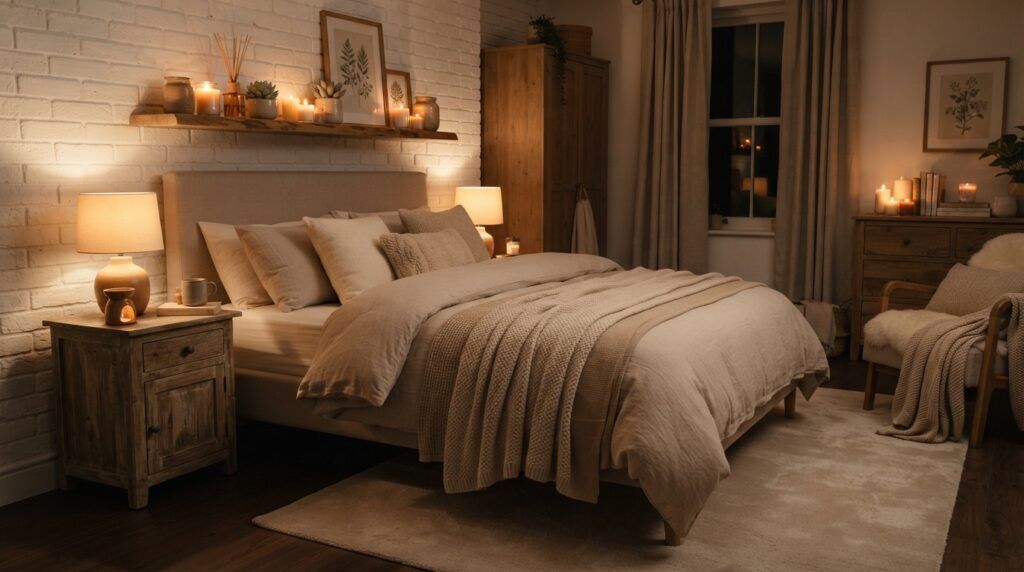 Warm Aesthetic Cozy Bedroom