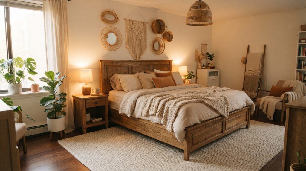 Warm Aesthetic Cozy Bedroom