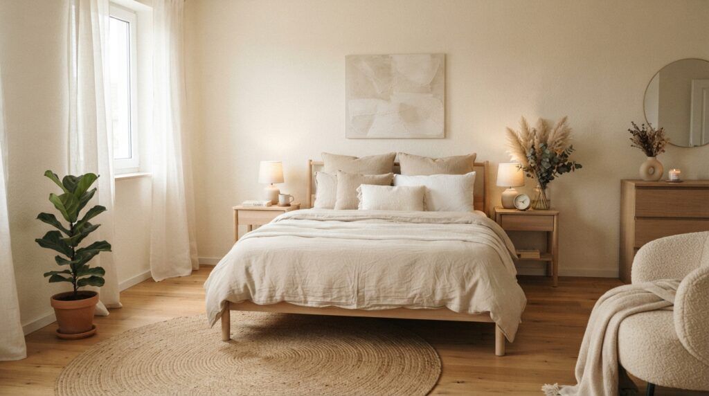 Warm Aesthetic Cozy Bedroom