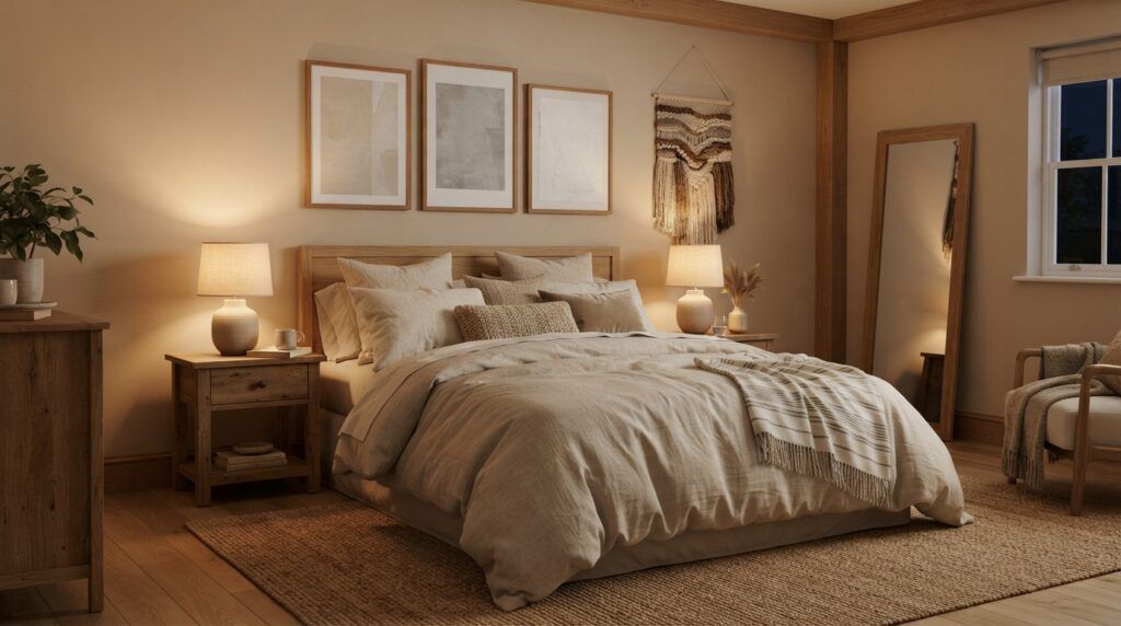 Warm Aesthetic Cozy Bedroom