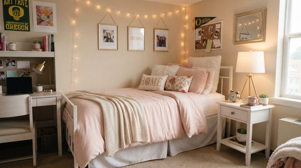 Pink Dorm Bedding Ideas