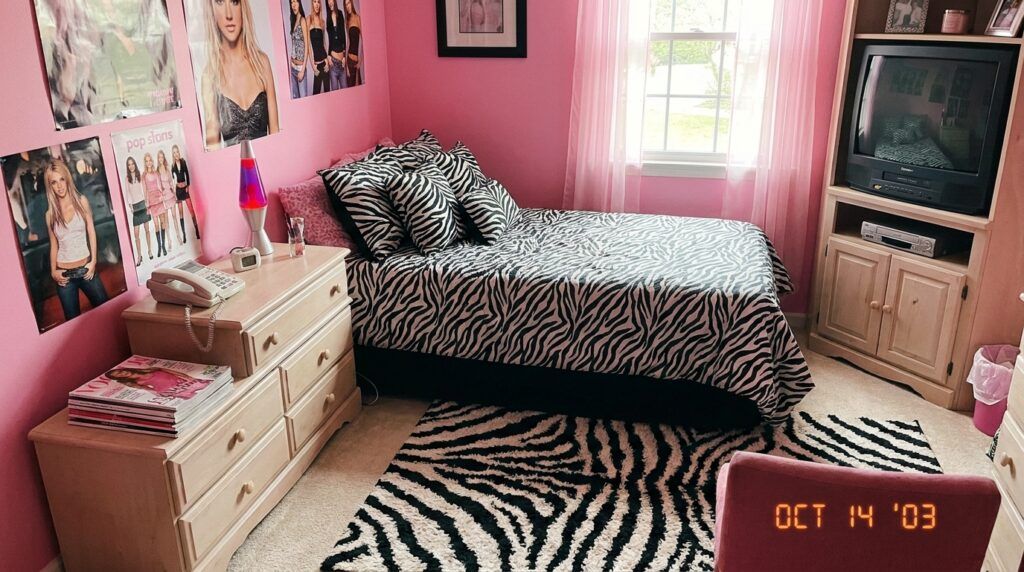 2000s teen girl bedroom
