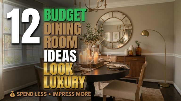 Read more about the article 12 Budget Friendly Dining Room Ideas That Look Expensive