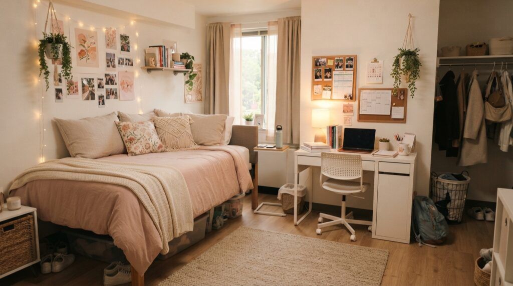 Pink Dorm Bedding Ideas