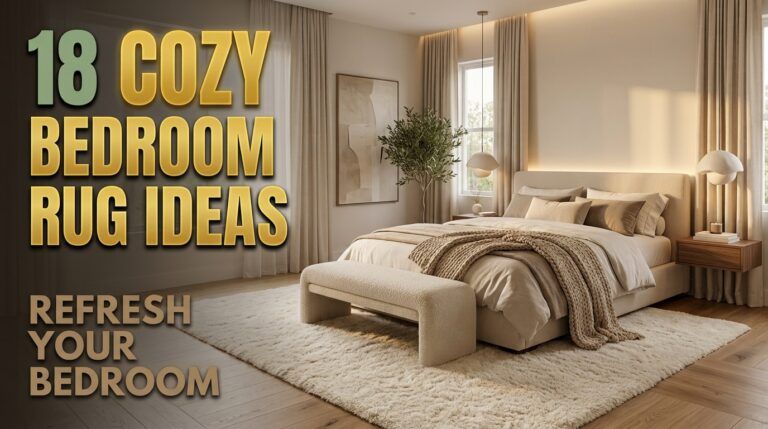 Read more about the article 18 Cozy Bedroom Rug Ideas to Refresh Your Bedroom