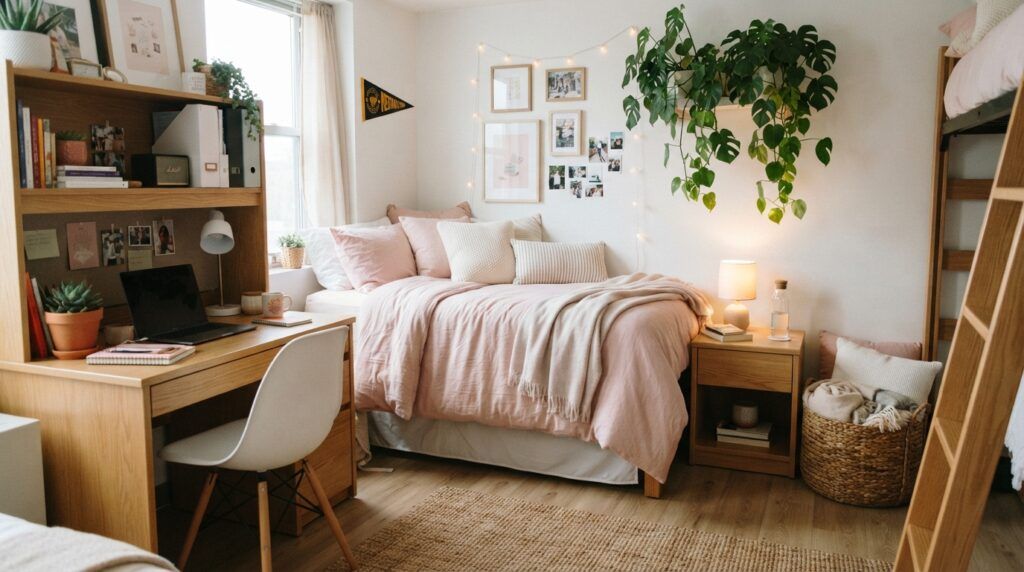 Pink Dorm Bedding Ideas