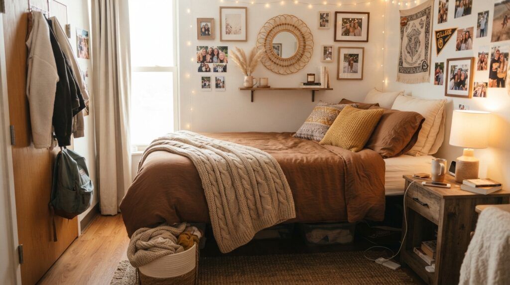 Brown Dorm Bedding