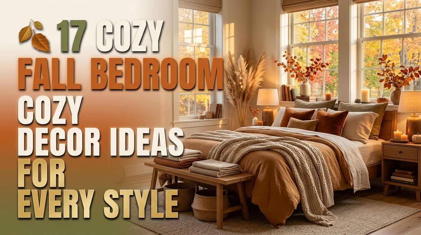 You are currently viewing 17 Cozy Fall Bedroom Decor Ideas for Every Style