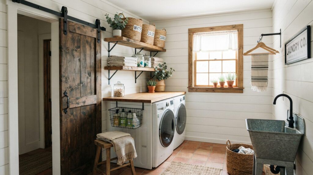 Farmhouse Laundry Room Ideas