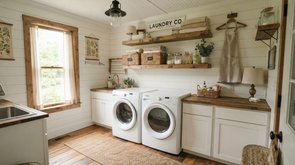 Farmhouse Laundry Room Ideas