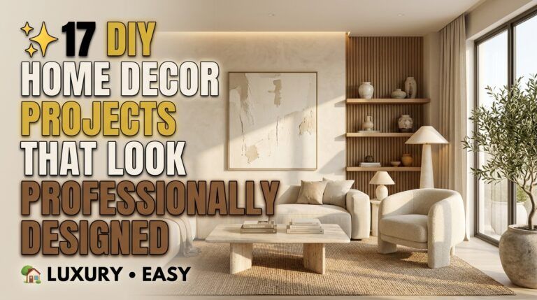 Read more about the article 17 DIY Home Decor Projects That Look Professionally Designed