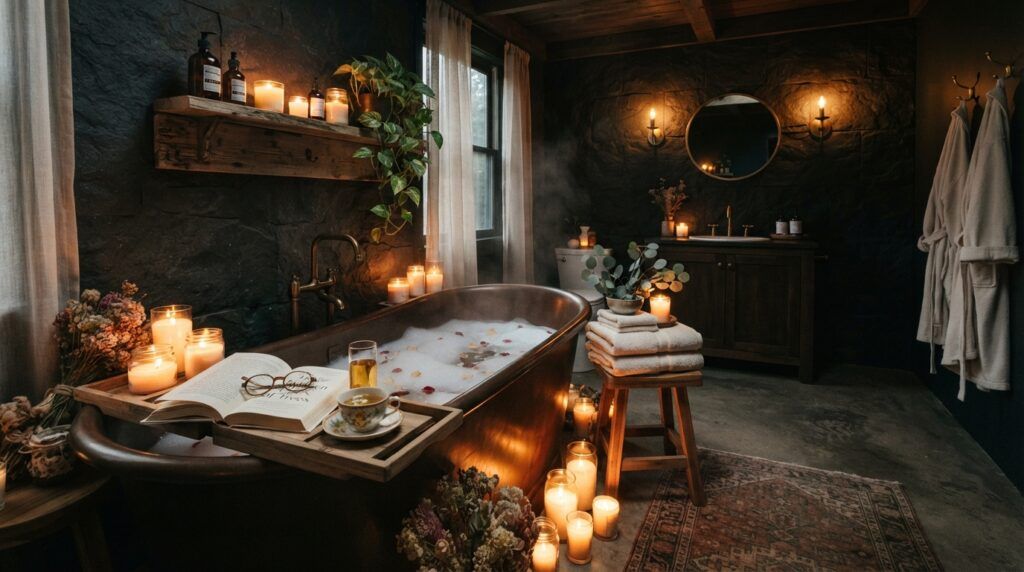 Moody Bathroom Inspiration
