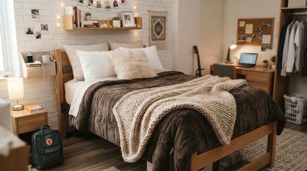 Brown Dorm Bedding