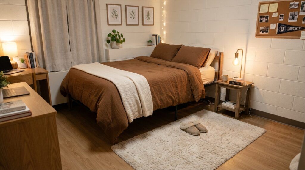 Brown Dorm Bedding